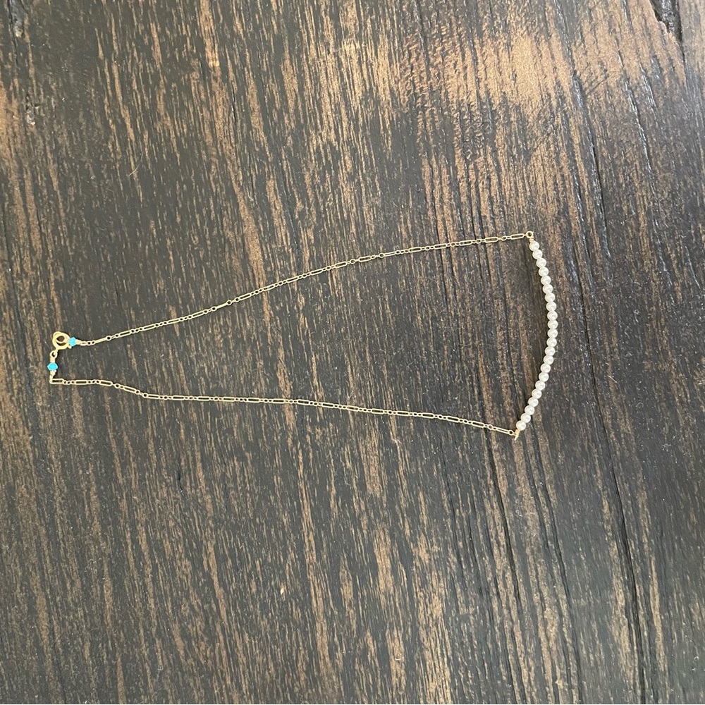Enewton Pearl Bar Necklace